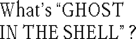 What's GHOST IN THE SHELL?